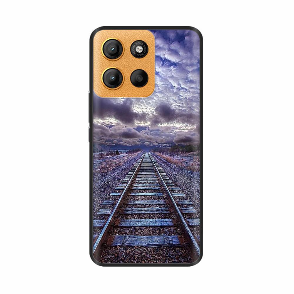 Чехол для Motorola G15 Милый чехол для телефона Забавная задняя крышка Для Moto G15 Защита камеры Power Мягкие оригинальные чехлы из жидкого силикона