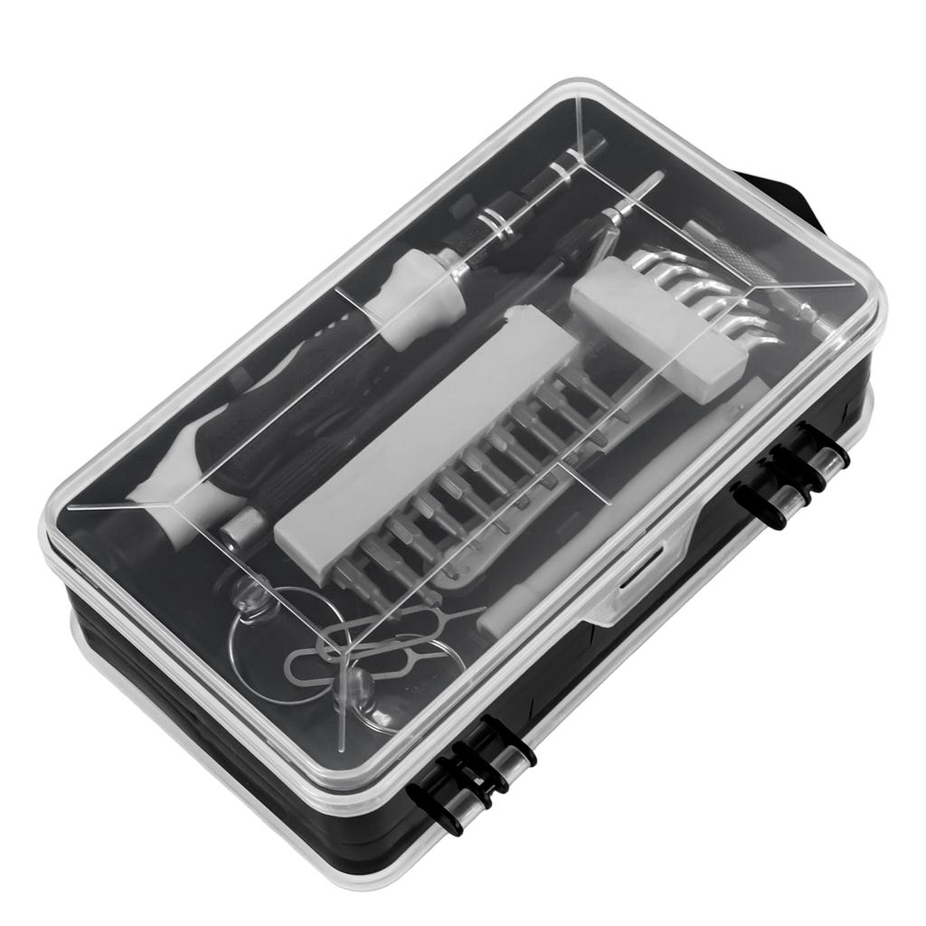 STEELMIGHT Прецизионная отвертка Ремонтный инструмент Совместим с и Специально для и Часы Набор, 138-компонентный Многофункциональный комплект, Torx, Плоская головка,