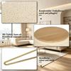 Footstool,Side Table,Round Stool with Storage Space,Coffee Table,Dressing Table Stool(only with 1Pcs Footstool)
