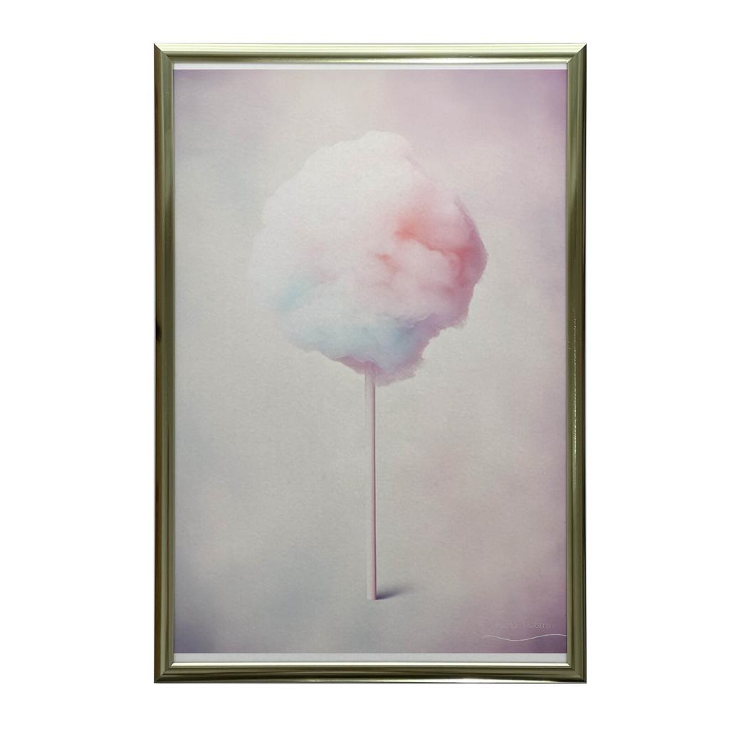 Pastelowa Wata Cukrowa Pastelowa Wata Cukrowa, 50X70 Cm, Bez Ramy, Płótno Premium Na Blejtramie
