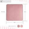 Двусторонний коврик для мыши из натуральной кожи премиум-класса EGRET Simple Stylish Cute Pink Light Двусторонний (тусклый и розовый)