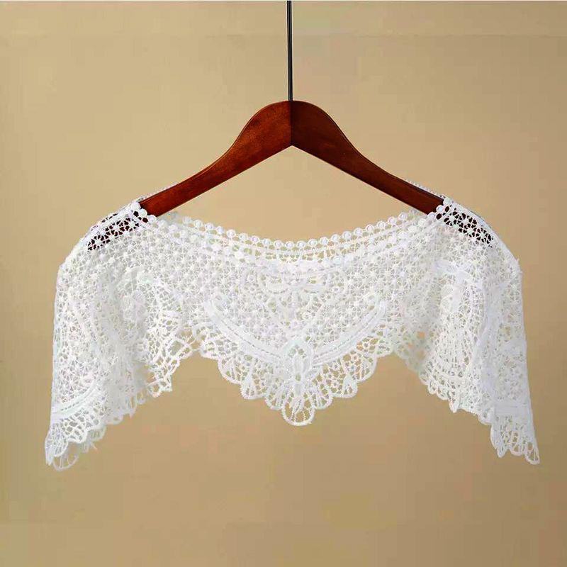 Korean Style Lace Shawl Blouse - Sleeveless Summer Vest