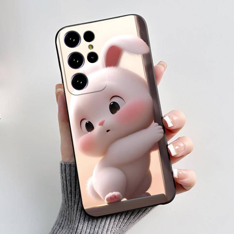 Чехол для Oukitel C61/C61 Pro/C61 GT, эстетичный, милый, с мультяшным черным котом, мягкий силикон, задняя крышка, противоударный, ТПУ, чехол для телефона