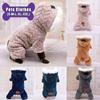 Pet Clothing Polyester Hoodied Sweatshirts Dog Cat Clothes Plus Plush
