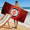 Пляжное полотенце Eintracht Frankfurt, Большое, Мягкое, Быстросохнущее, для Пляжа, Кемпинга, Плавания