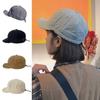 Solid Color Cargo Baseball Cap Casual Peaked Cap Retro Short Brim Baseball Cap  Outdoor