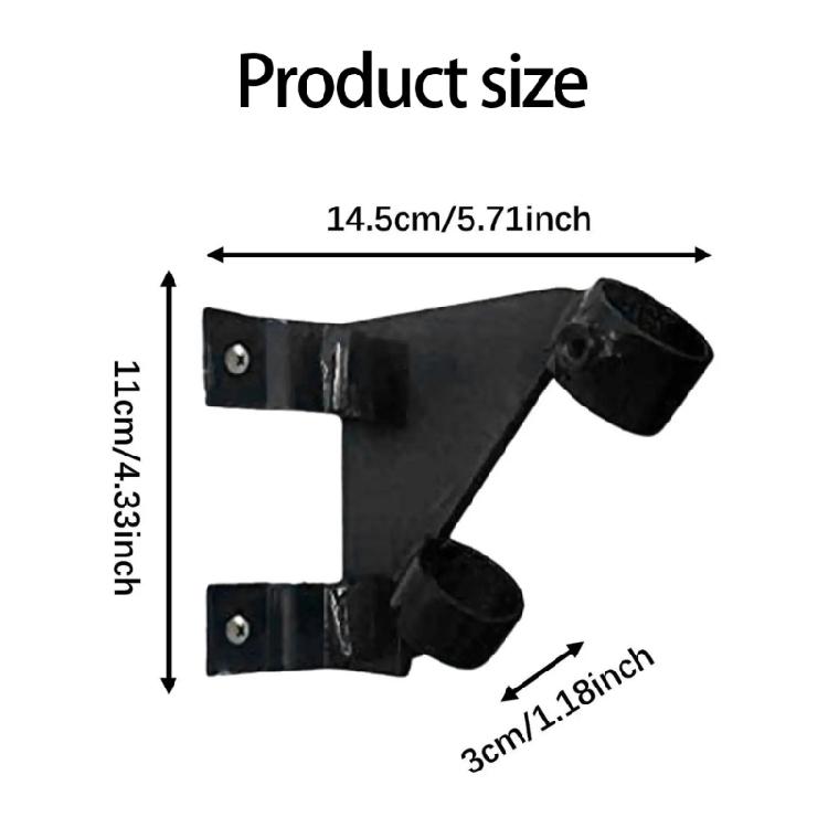 Алюминиевые кронштейны для флагов с защитой от ржавчины, для наружного настенного монтажа, регулируемые зажимы, безопасные рейки, установка на забор