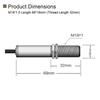 RS485 Output Compact Infrared Thermometer Non-Contact Temperature Sensor High Precision Industrial Transmitter