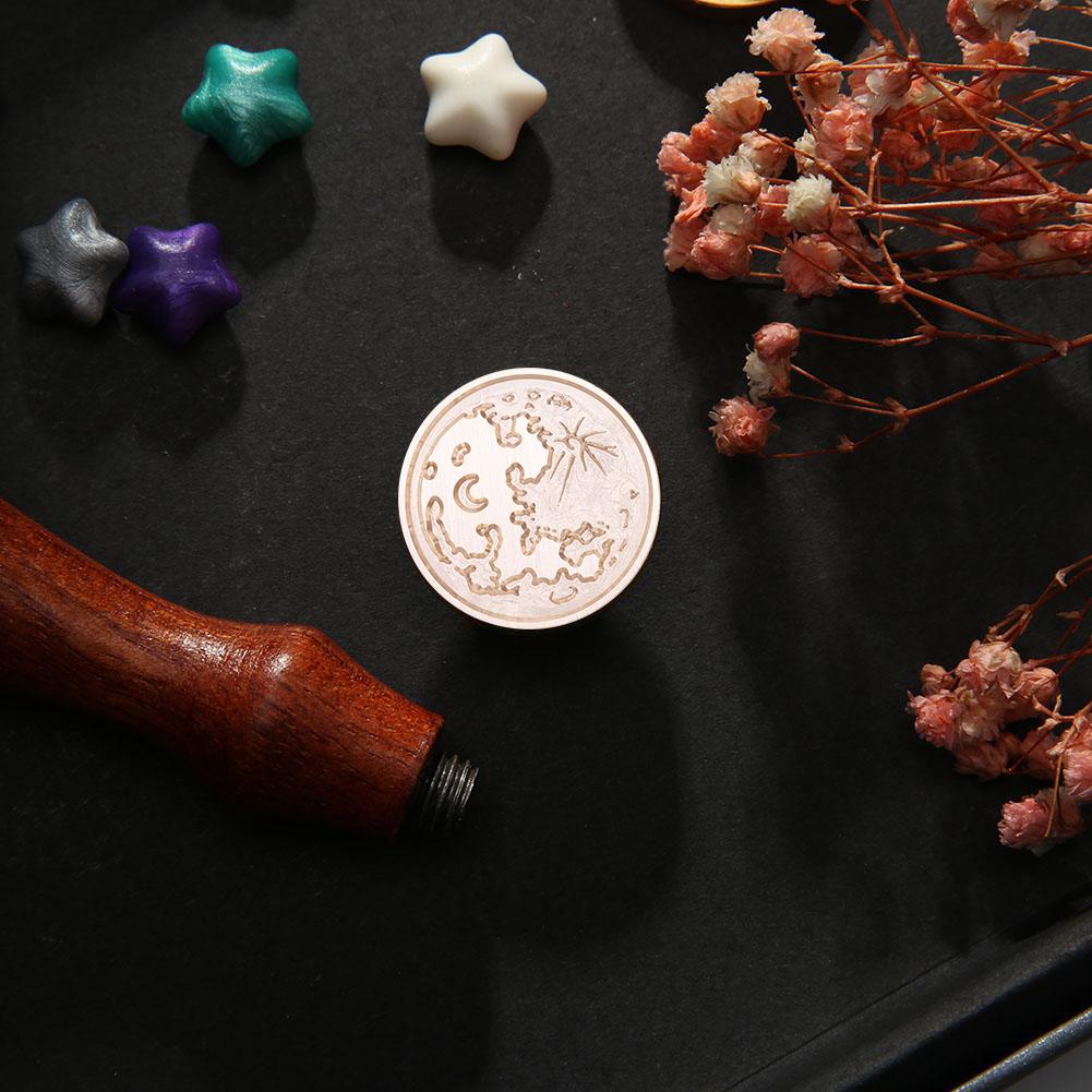 Космос Луна Звезда сургучная печать штамп DIY сургуч головка для скрапбукинга свадебные приглашения фотоальбом специальный штамп печать