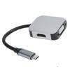 Type‑C To HDMI Compatible + 1080P VGA USB Hub Docking Station Adapter Plug and Play