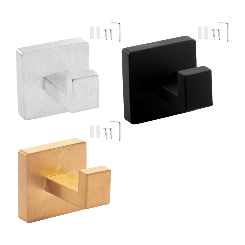 Multifunctional Stainless Steel Wall Hook for Shower Easy To Installion Support On Bathroom Door and Wall Decoration