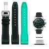 Кожано-нейлоновый ремешок для часов IWC Pilot Little Prince Mark IW388103 IW378005/003/001 Быстросъемный ремешок из коровьей кожи 20 мм 21 мм