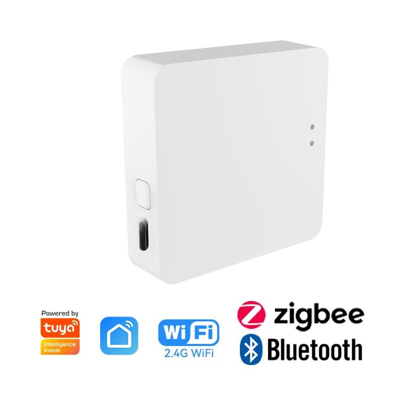 Умный хаб Tuya Zigbee Bluetooth Mesh Многорежимный шлюз Беспроводной подключаемый хаб Мост Поддержка домашних связей Alexa Google Голосовое управление