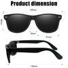 Солнцезащитные очки для мужчин и Wellington Blackout для вождения [Rimerakea] женские, черные, поляризованные, тип, UV400, солнцезащитные очки,
