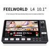 FEELWORLD L4 8-дюймовый коммутатор с 10,1-дюймовым сенсорным экраном, HDMI и SDI для многокамерной прямой трансляции