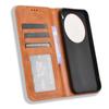 For vivo X200 5G Leather Case Wallet Stand Retro Texture Phone Cover