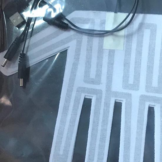 5V Нагреватель для перчаток Углеродное волокно USB Нагревательная подушка Складной Легко чистить USB Нагревательный элемент с датчиком температуры