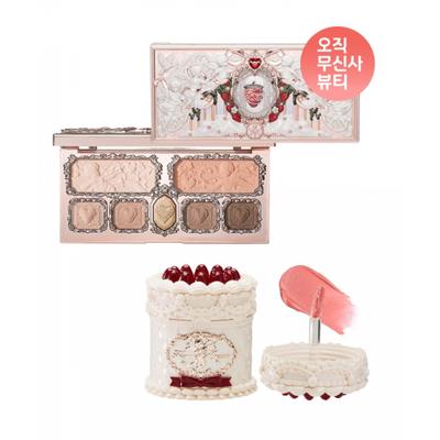 Палетка макияжа Flowerknows Strawberry Cupid Collection + Кремовая помада-кейк