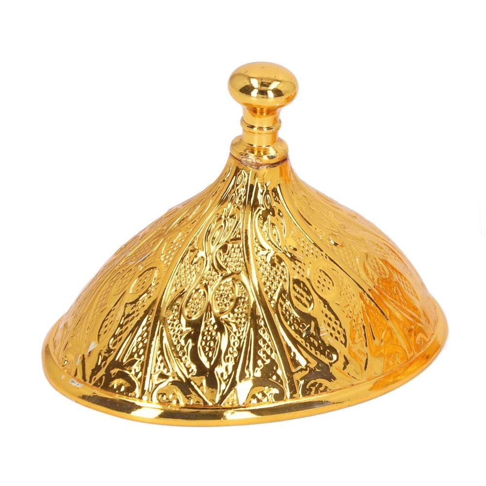 Zinc Alloy Gold Sugar Bowl With Lid Zinc Alloy Sugar Bowl Vintage Sugar Bowl Home Decor