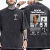 Винтажная футболка 90-х с альбомом XXXTentacion 2026 года, стираная, мужская, хип-хоп, готическая, с коротким рукавом, для фанатов панка, одежда, футболки