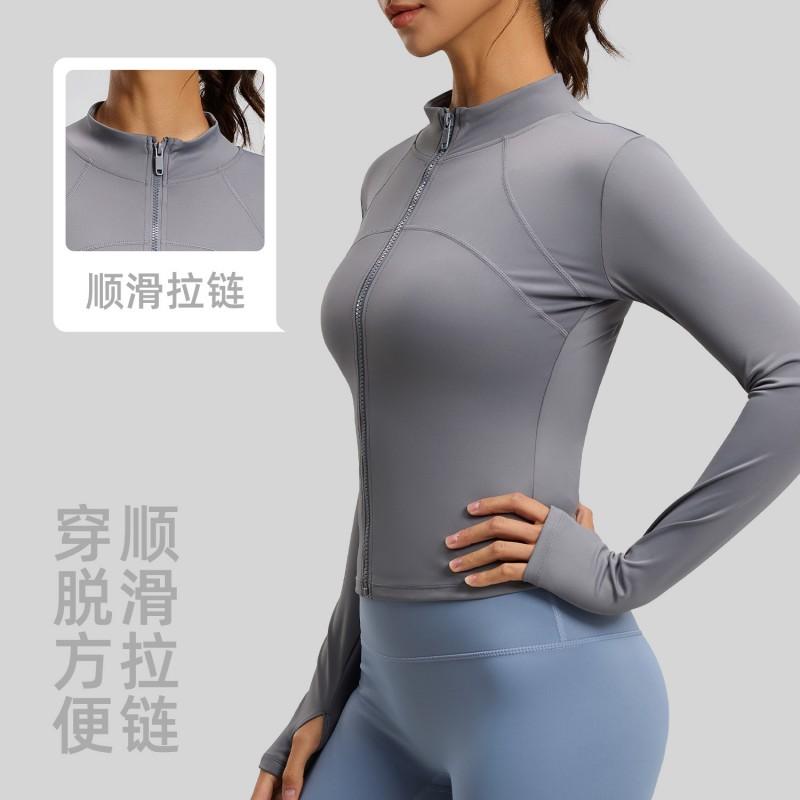 Womens Lightweight UV Protection Yoga Jacket Breathable Fitness Outerwear Sportswear