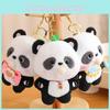 Cute Chengdu Panda Plush Keychain Charming Bubble Blowing Panda Doll Ideal For Children