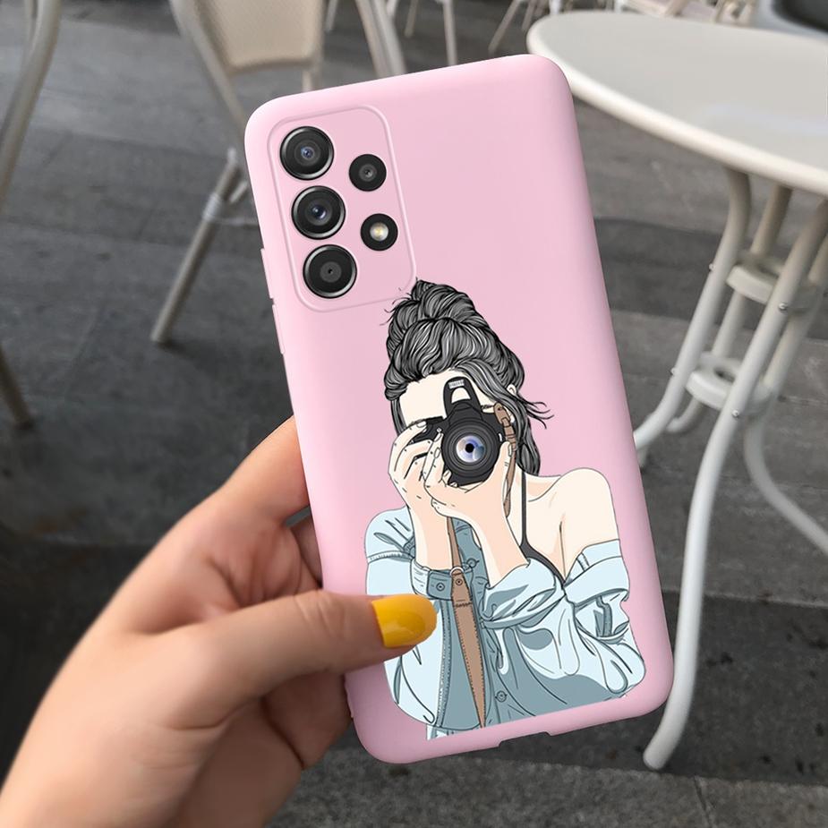Чехол для Samsung Galaxy A23 SM-A235F Красивые Девушки Цветы Мягкий Силиконовый Чехол Для Samsung A23 A 23 Задняя Крышка GalaxyA23 Fundas