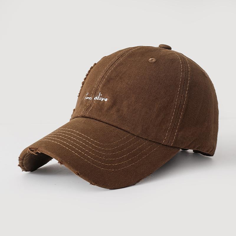 Simple small letter embroidered hat women's spring and summer casual versatile baseball cap sunscreen sunshade cap