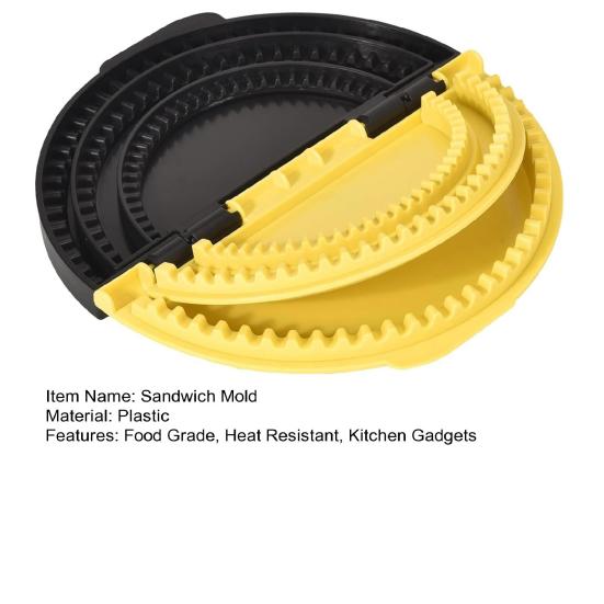 Sandwich Mold Food Grade Heat Resistant Plastic Sandwich Maker Sealer Press Tools DIY Breakfast