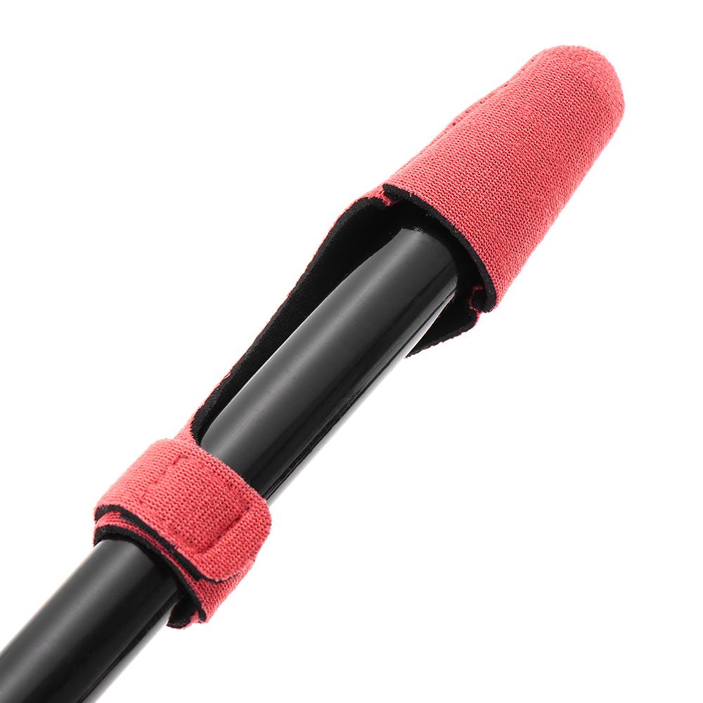 3 Colors Elastic Truss Cane Sleeves Pole Glove Straps Fastener Tip Cover Fishing Rod Tie