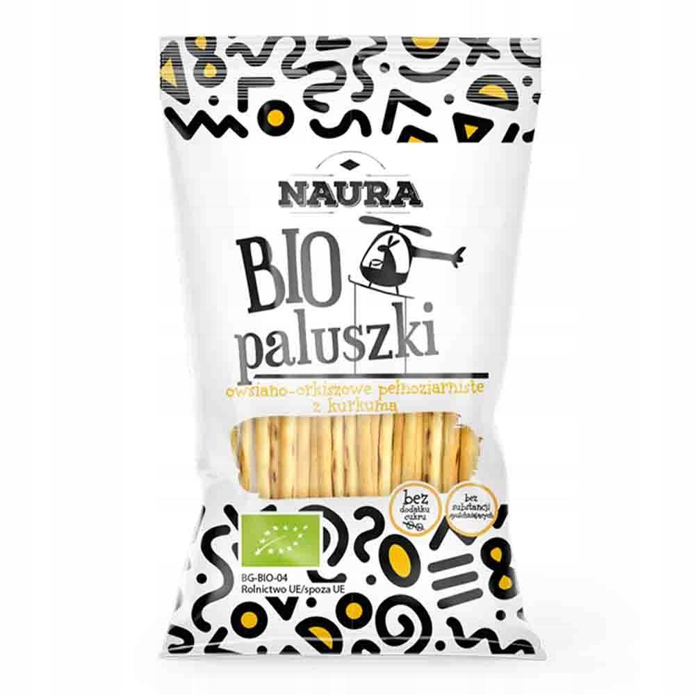 Wholegrain Oat-Spelt Sticks with Turmeric Organic 45g NAURA