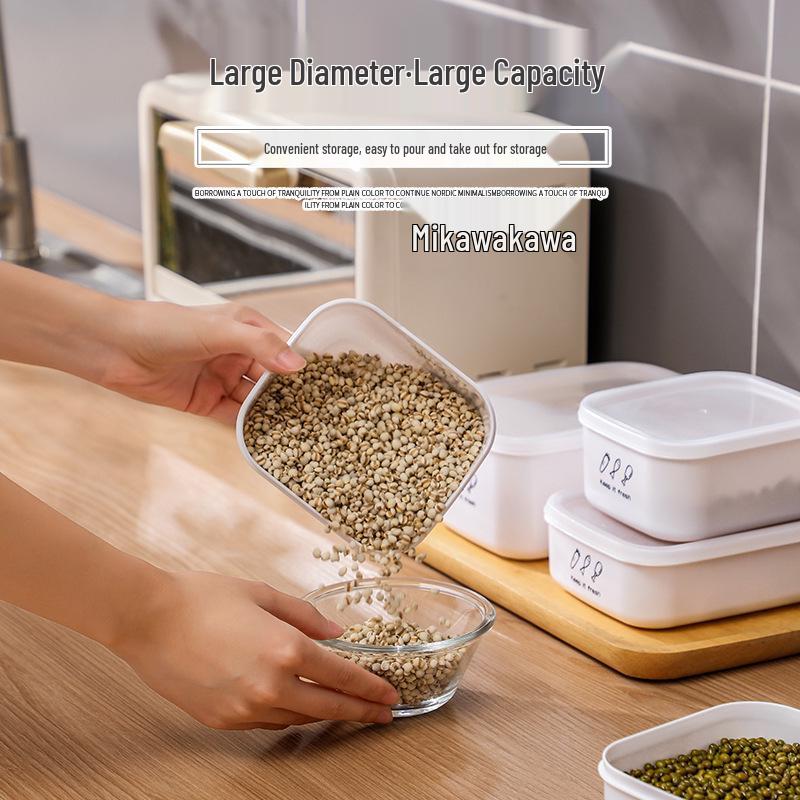 Герметичный пластиковый контейнер для хранения и сохранения продуктов для кухни, для круп и пельменей