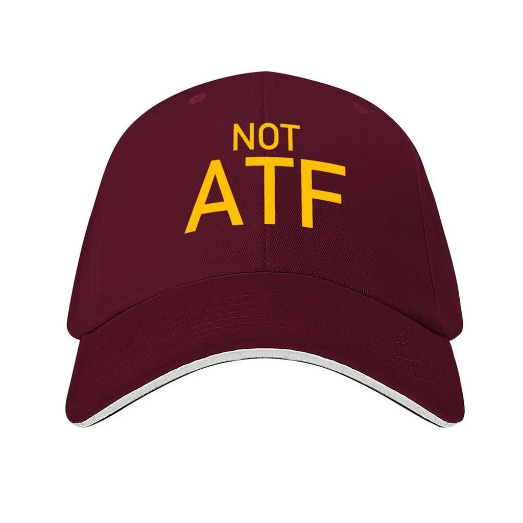 Not ATF Gun Meme BATFE Gun Rights Baseball Cap Hat Men Fun Hats Unique Hats Sunhat Womens Beach Visor Mens