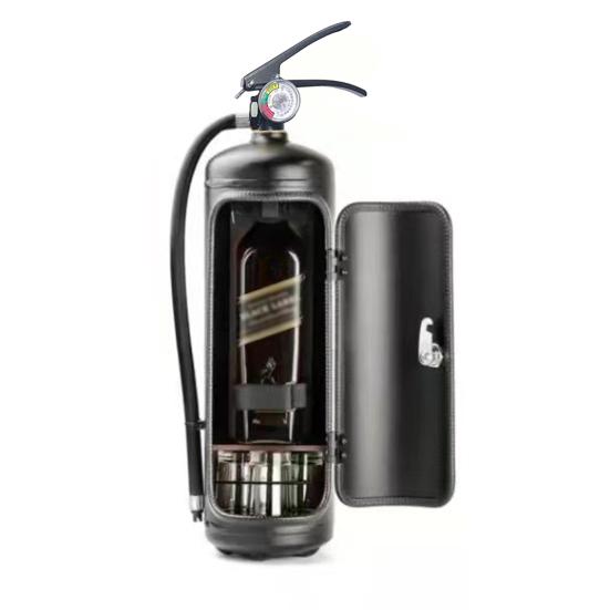 Mini Extinguisher Wine Box Metal Bar Hidden Liquor Cabinet Simulation Extinguisher Drinks Cabinet Gift for Boyfriend Father Brother