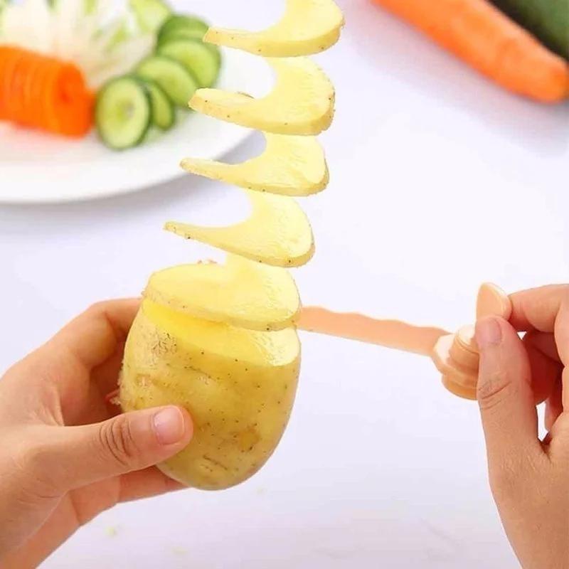 Творческий песочные часы спиральный резак кухонная многофункциональная воронка терка бытовая овощерезка