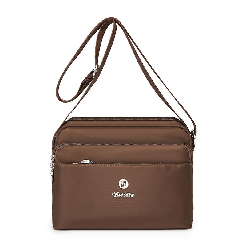 Нейлоновая сумка через плечо, женская сумка на плечо, материнская сумка, многослойная маленькая квадратная сумка для выхода в свет