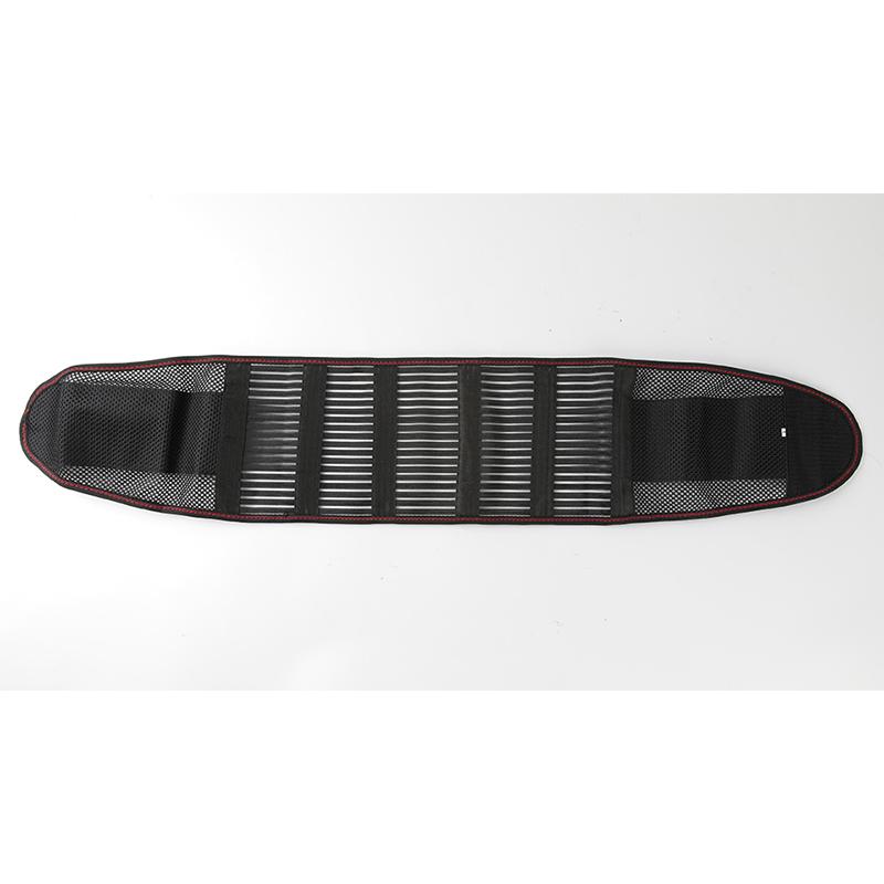 Обезболивающий пояс, поддерживающий пояс для нижней части спины, регулируемый тренажер для талии, триммер с двойной застежкой, поясничный поддерживающий бандаж