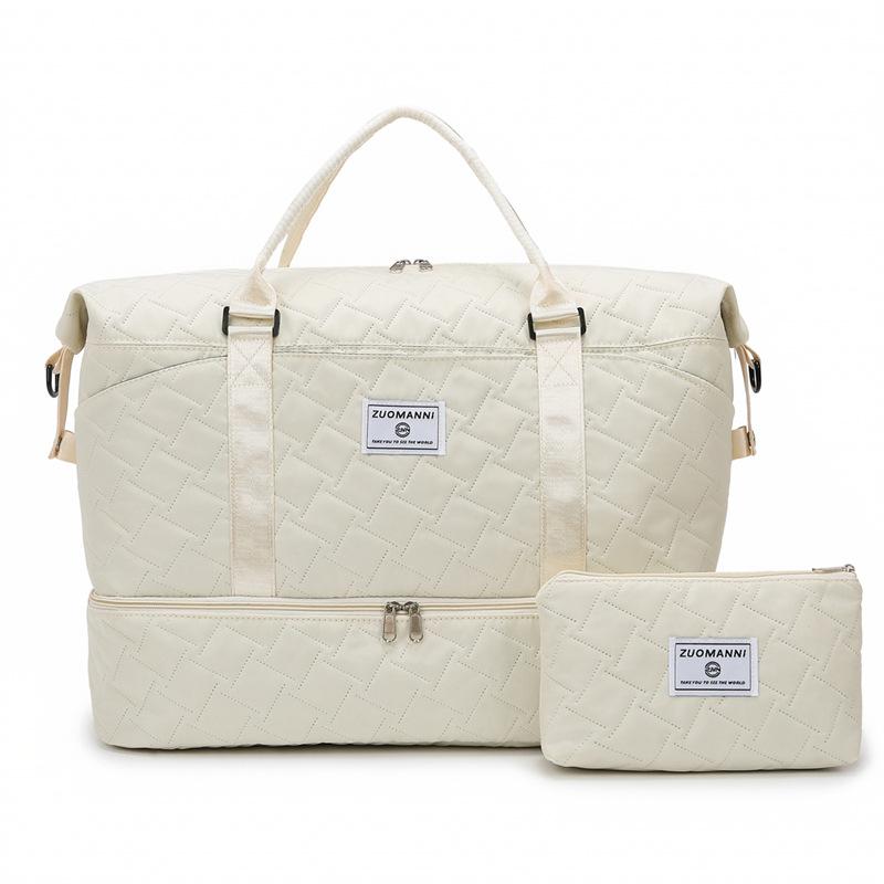 Large Capacity Travel Bag Women's Short-distance Outgoing Luggage Bag Storage Bag Dry And Wet Separate Sports Fitness Handbag