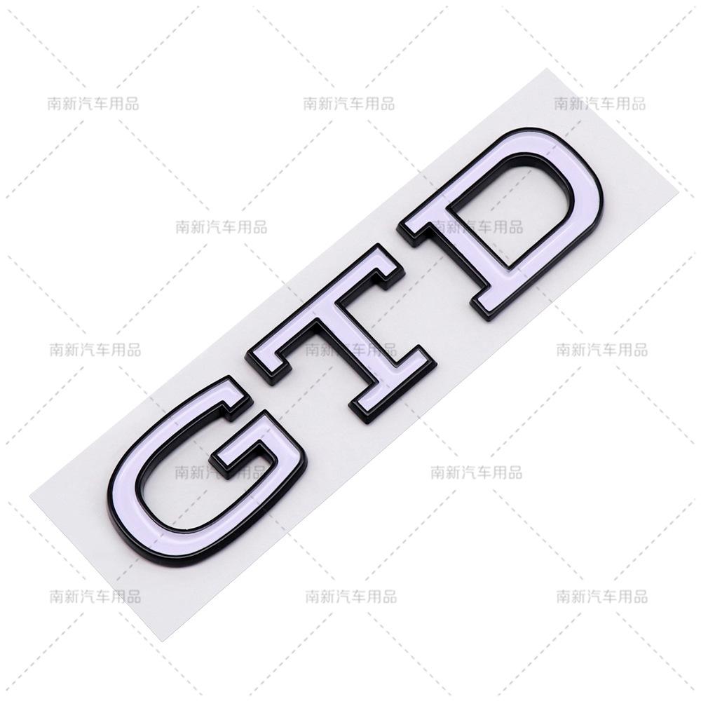 3D ABS Car Rear Trunk Decal GTD Logo Letter Badge Stickers 4 5 6 7 MK4 MK5 MK6 MK7 Emblem Accessories