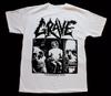 100% Cotton TOPS UNISEX TEES MENS WOMENS 345XL GRAVE TREMENDOUS PAIN'91 DEATH METAL BAND THERION NEW WHITE T-SHIRT