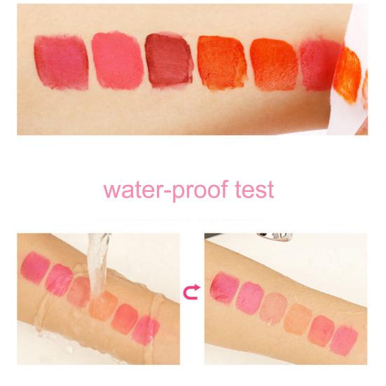 7g Lip Tint Waterproof High Pigmented Natural Wine Red Korean Style Makeup Liquid Lipstick Gloss for Female