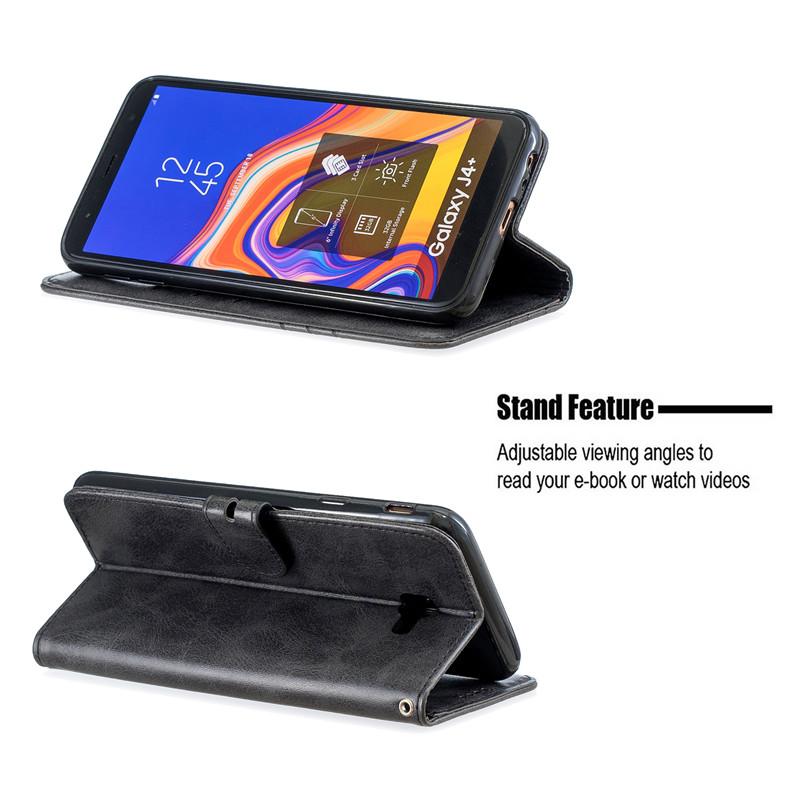 Чехол On для Samsung Galaxy J4 J6 Plus Чехол Кошелек Магнитная Кожаная Обложка J 4 6 J4Plus J6Plus 2018 Флип Чехол для Телефона Coque