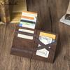 CONTACT'S Genuine Leather Card Holder for Men Aluminum Alloy Wallets with Airtag Slot RFID Blocking Anti-theft Card Wallet Magic Wallet