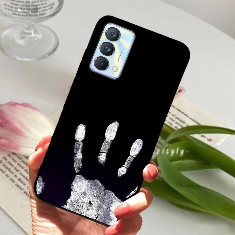 Для чехла Realme GT Master Case Edition Животные Мультфильмы Мягкий Силикон Funda для Телефона Realme GT Master Explorer Чехол Черный Coque