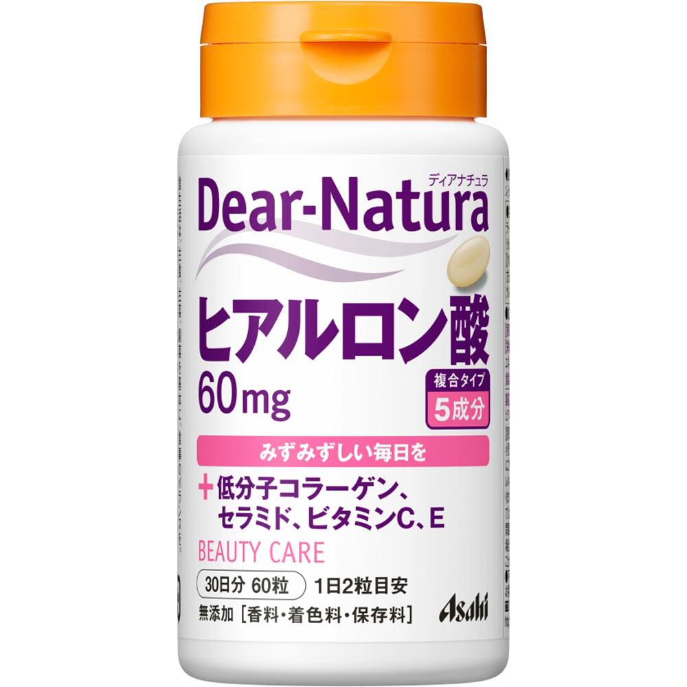 Asahi Dear-Natura Гиалуроновая кислота 60 капсул Другое (проверьте замки, очистители языка и т. д.) Минеральный Другой (проверьте замки, очистители языка и т. д.)