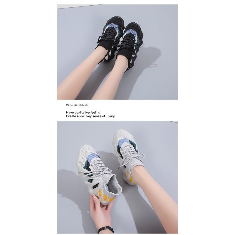 Women Athletic Sneakers Cross Strap Breathable Mesh Casual Shoes