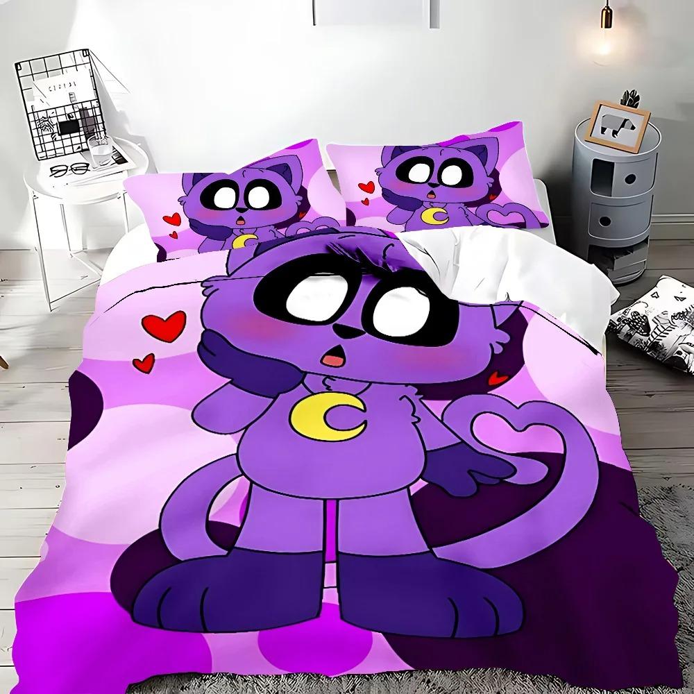 Art Cartoon 3D Printed Smilings Critters Duvet Cover Pillowcase Bedding Set Children Twin Full Single/Double/Large Size Gift