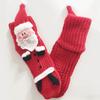 3D Knitted Santa Socks Non-slip Christmas Floor Socks Warm Slipper Socks Funny Santa Socks with Hands Legs Gift for Women