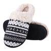 Comwarm Warm Cotton Slippers For Women Men Autumn And Winter Flats Soft Non-slip Fluffy Slippers Design Slides Indoor House Shoe