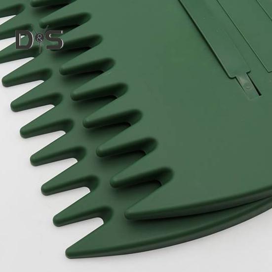 1 пара ручных граблей для сбора листьев, легкий совок для сбора листьев с зазубренными зубьями для сбора листьев, веток и травы